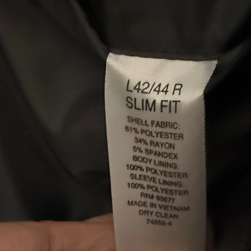 JF J.Ferrar Charcoal Slim Fit 42/44 R Blazer - Picture 9 of 9